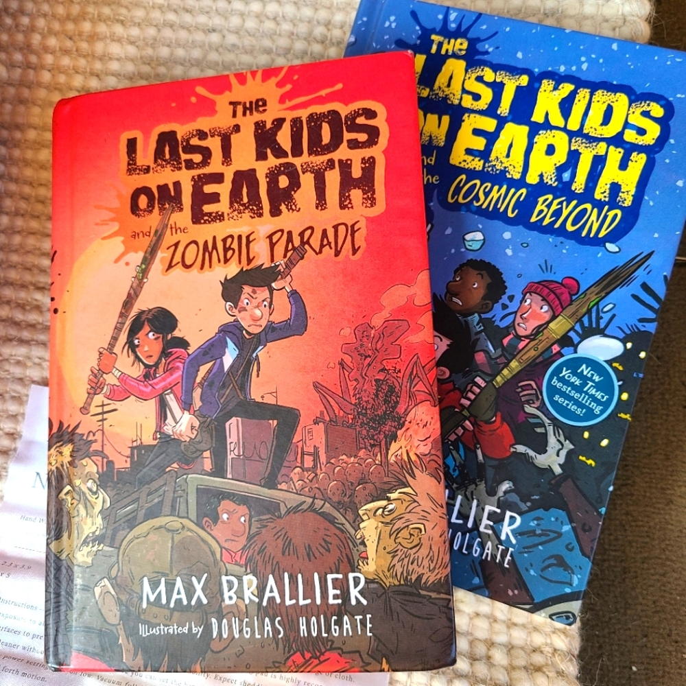 🌻 2x Last Kids on Earth hardcover books